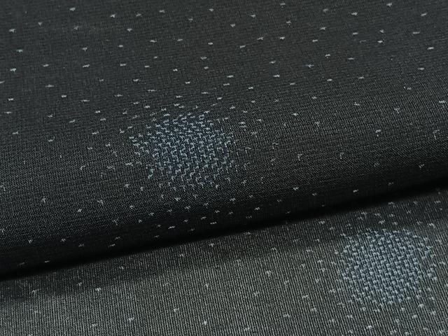 平和屋着物＊夏物　夏大島　霞文　正絹　逸品　CABJ9704xi