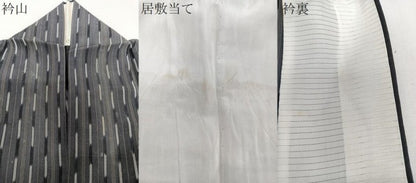 平和屋着物＊夏物　紗紬　縞　ますいわ屋扱い　正絹　逸品　CABJ9706xi