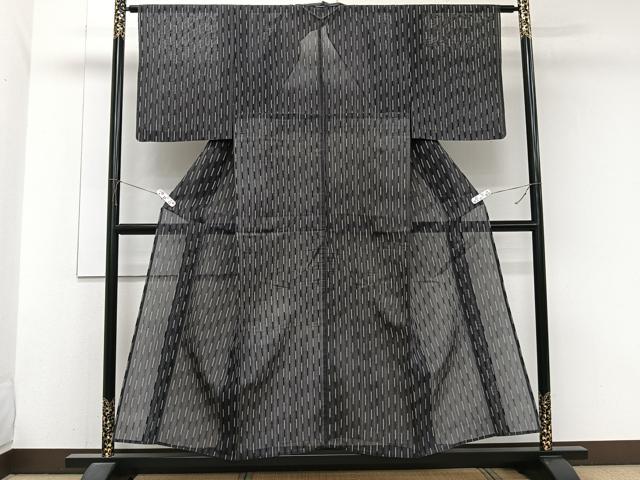 平和屋着物＊夏物　紗紬　縞　ますいわ屋扱い　正絹　逸品　CABJ9706xi