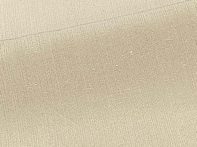 平和屋着物＊夏物　紗紬　白橡色　正絹　逸品　未使用　CABJ9708xi