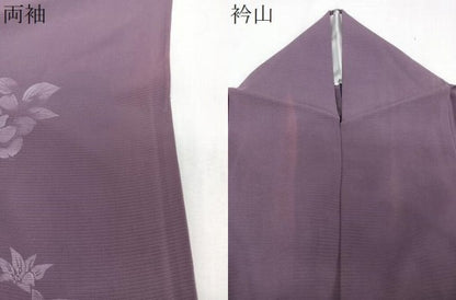 平和屋着物＊夏物　訪問着　絽　薔薇　正絹　逸品　CABJ9710xi