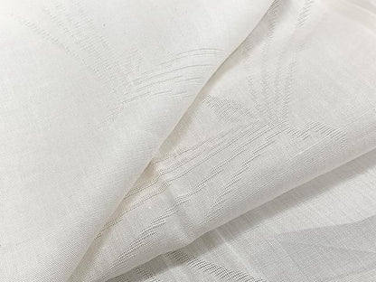 平和屋着物＊夏物　長襦袢　草紋紗　乳白色　麻　逸品　CABJ9726xi