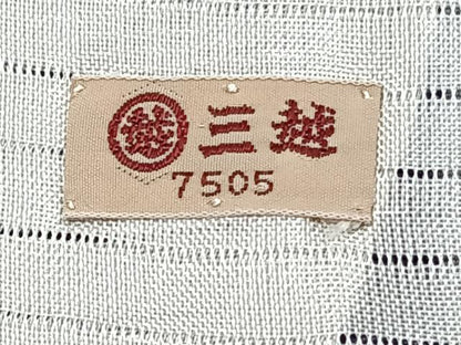 平和屋着物＊夏物　小紋　絽　霞文　三越扱い　正絹　逸品　CABJ9737xi