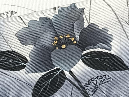 平和屋着物＊夏物　訪問着　絽　手描き　枝草花文　金彩　正絹　逸品　CABJ9739xi