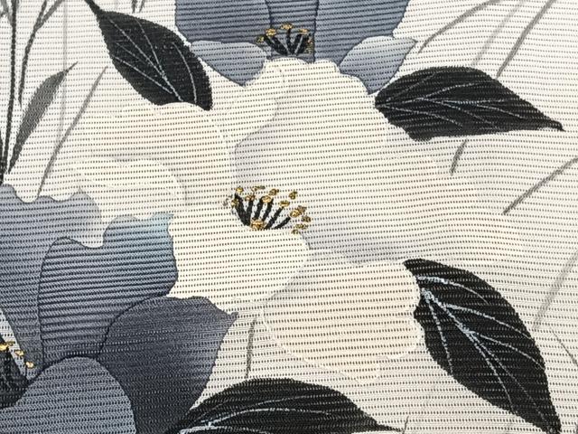 平和屋着物＊夏物　訪問着　絽　手描き　枝草花文　金彩　正絹　逸品　CABJ9739xi