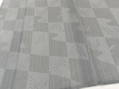 平和屋着物＊夏物　小紋　紗　流水草文　洗える着物　CABJ9758xi