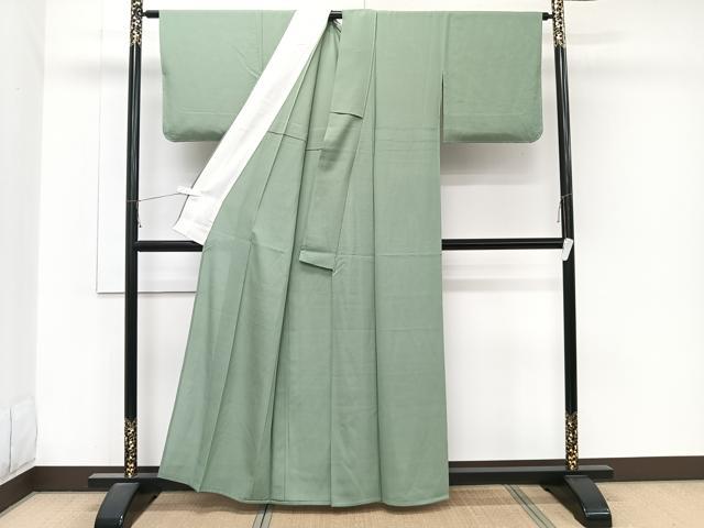 平和屋着物＊夏物　色無地　絽　薄青色　正絹　逸品　未使用　CABJ9766xi