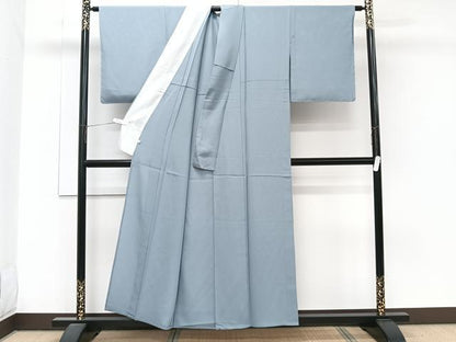 平和屋着物＊夏物　色無地　絽　浅縹色　正絹　逸品　未使用　CABJ9770xi
