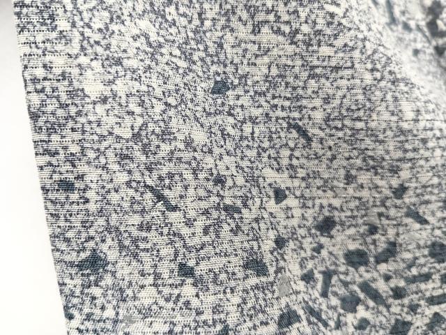 平和屋着物＊夏物　訪問着　絽　刺繍　霞文　たたき染め　銀彩　正絹　逸品　CABJ9790xi