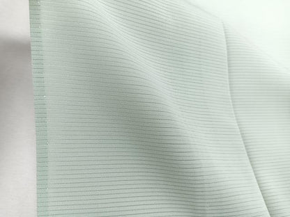平和屋着物＊夏物　色無地　絽　白緑色　正絹　逸品　CABJ9795xi