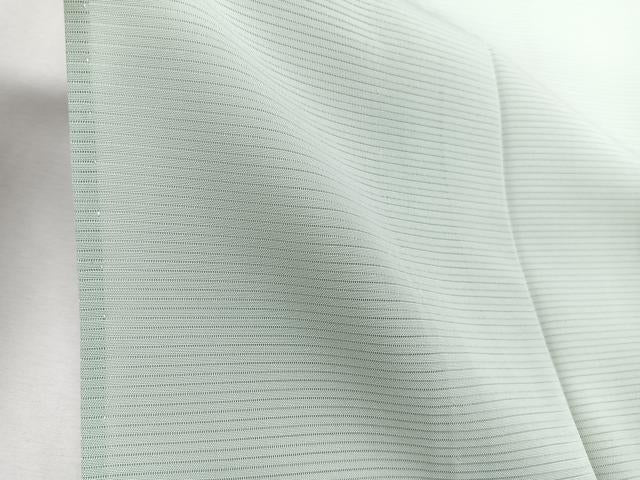 平和屋着物＊夏物　色無地　絽　白緑色　正絹　逸品　CABJ9795xi