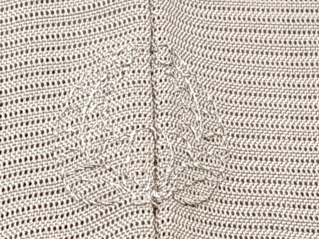 平和屋着物＊夏物　訪問着　絽　刺繍　抽象文様　金銀彩　正絹　逸品　未使用　CABJ9797xi