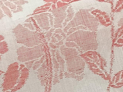 平和屋着物＊夏物　本場小千谷縮　草花文　麻　逸品　CABJ9798xi