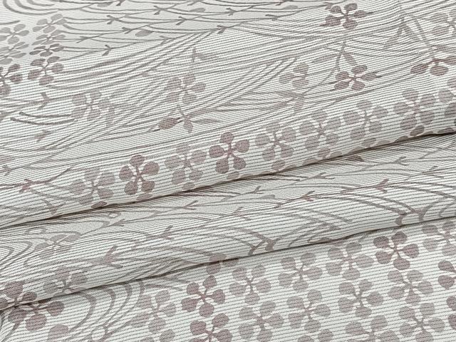 平和屋着物＊夏物　小紋　絽　流水草花文　正絹　逸品　CABJ9799xi