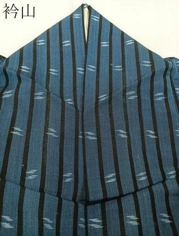 平和屋着物＊夏物　小紋　浴衣兼用　間道　綿麻　逸品　CABJ9801xi
