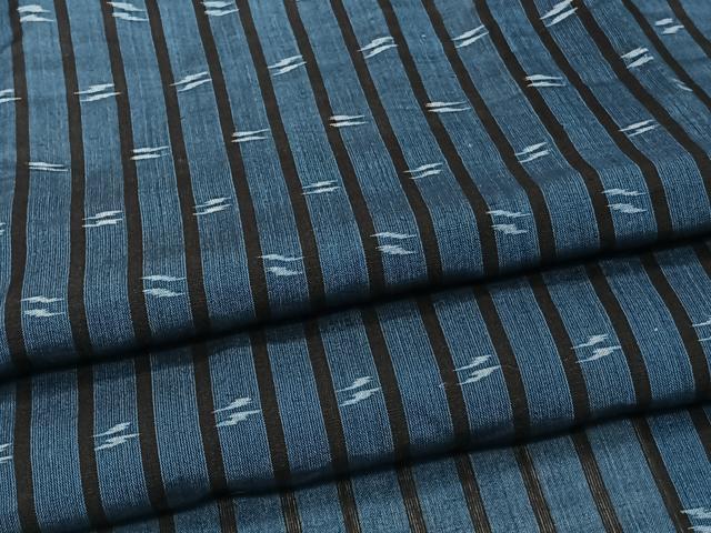 平和屋着物＊夏物　小紋　浴衣兼用　間道　綿麻　逸品　CABJ9801xi