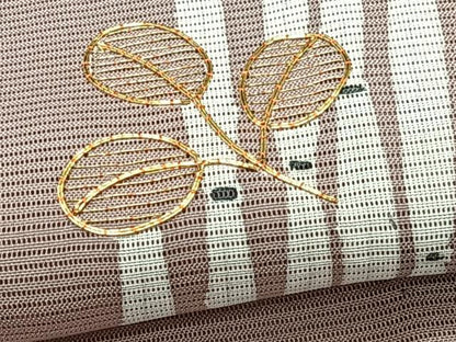 平和屋着物＊夏物　訪問着　絽　駒刺繍　木賊花文　正絹　逸品　CABJ9802xi