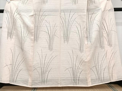 平和屋着物＊夏物　訪問着　変わり絽　絽紬　木賊文　正絹　逸品　CABJ9805xi