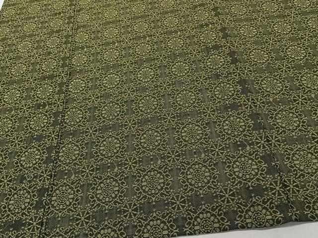 平和屋着物＊夏物　お召　吉祥花紋紗  　正絹　逸品　未使用　CABJ9806xi
