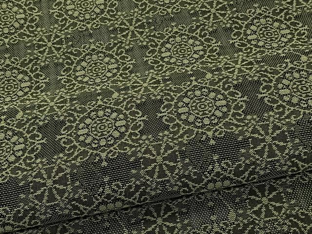 平和屋着物＊夏物　お召　吉祥花紋紗  　正絹　逸品　未使用　CABJ9806xi