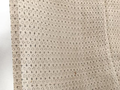 平和屋着物＊夏物　男性　上布　抽象文　麻　逸品　未使用　CABJ9807xi
