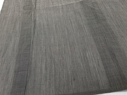 平和屋着物＊夏物　男性　本場小千谷縮　媚茶色　麻　逸品　未使用　CABJ9809xi
