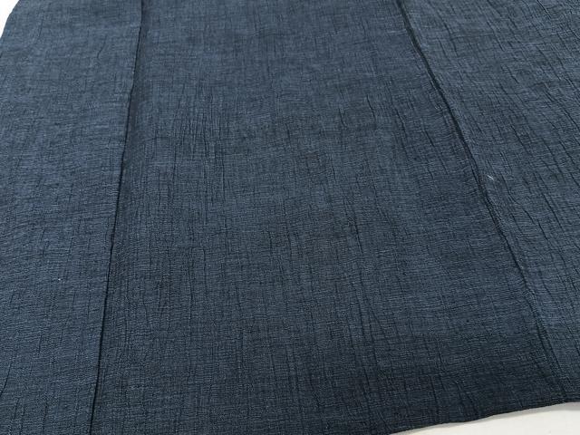 平和屋着物＊夏物　男性　本場小千谷縮　霞文　麻　逸品　CABJ9810xi