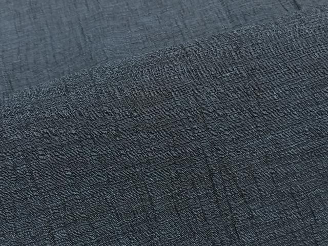 平和屋着物＊夏物　男性　本場小千谷縮　霞文　麻　逸品　CABJ9810xi