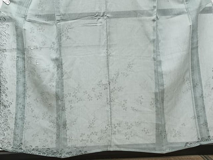 平和屋着物＊夏物　訪問着　紗　刺繍　枝萩文　夏虫　銀糸　正絹　逸品　CABJ9815xi