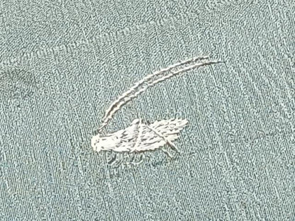 平和屋着物＊夏物　訪問着　紗　刺繍　枝萩文　夏虫　銀糸　正絹　逸品　CABJ9815xi