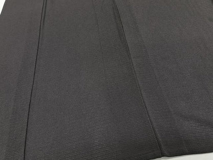 平和屋着物＊夏物　色無地　絽縮緬　紫黒色　正絹　逸品　未使用　CABJ9818xi