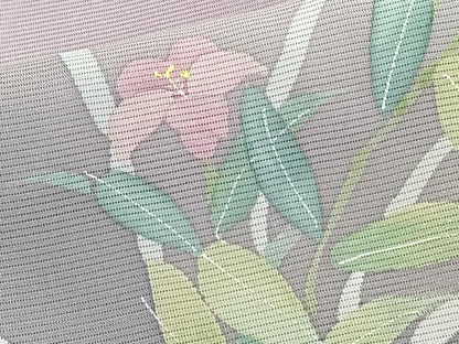 平和屋着物＊夏物　訪問着　絽　籬草花文　銀彩　正絹　逸品　CABJ9821xi