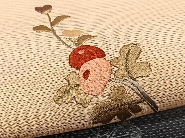 平和屋着物＊夏物　訪問着　絽　刺繍　萩花文　暈し染め　金彩　正絹　逸品　CABJ9822xi