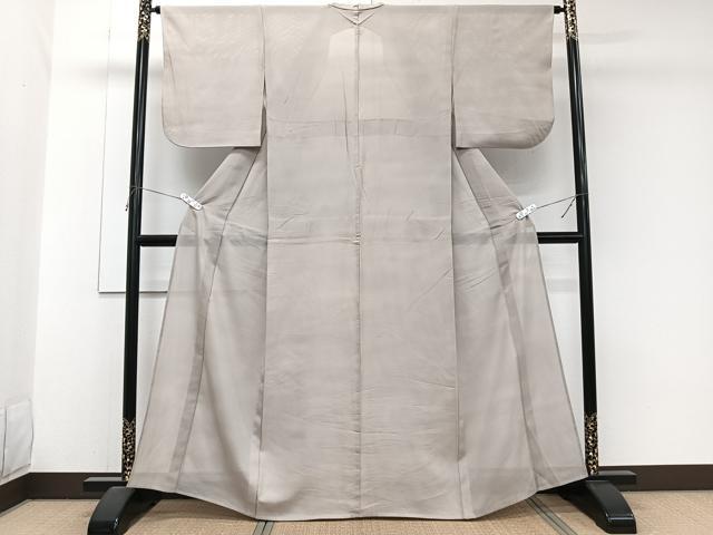 平和屋着物＊夏物　小紋　絽　作家物　霞文　暈し染め　正絹　逸品　CABJ9823xi