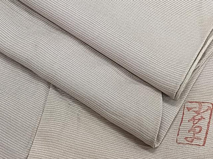 平和屋着物＊夏物　小紋　絽　作家物　霞文　暈し染め　正絹　逸品　CABJ9823xi