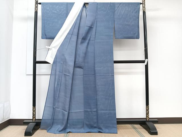 平和屋着物＊虹色創家　本郷大田子　夏物　小紋　絽　霞文　暈し染め　正絹　逸品　CABJ9824xi