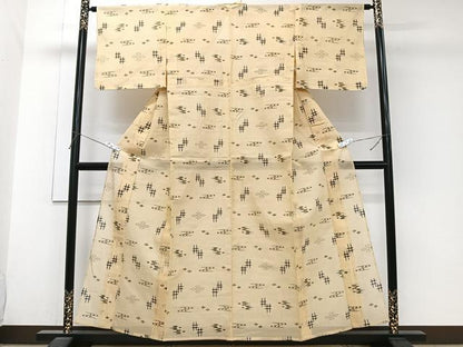 平和屋着物＊夏物　本場夏琉球絣　夏琉球　正絹　逸品　CABJ9829xi