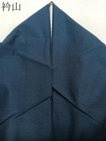 平和屋着物＊夏物　無地絵羽訪問着　絽　トロンワーグ　花丸文様　濃藍色　正絹　逸品　CABJ9832xi