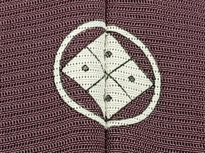 平和屋着物＊夏物　色無地　絽　赤褐色　正絹　逸品　CABJ9839xi