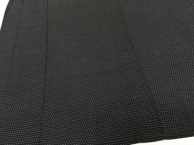 平和屋着物＊夏物　男性　紗紬　十字絣　正絹　逸品　CABJ9845xi