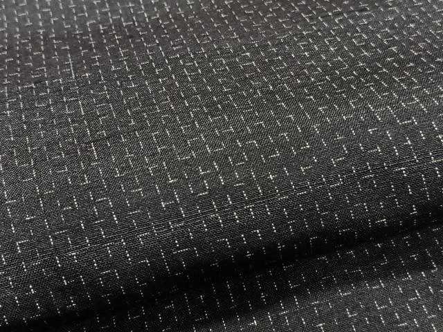 平和屋着物＊夏物　男性　紗紬　幾何学文　正絹　逸品　CABJ9847xi