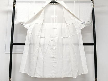 平和屋着物＊夏物　長襦袢　絽　白色　正絹　逸品　CABJ9849xi