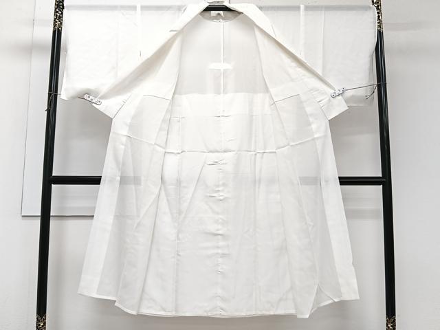 平和屋着物＊夏物　長襦袢　絽　白色　正絹　逸品　CABJ9849xi