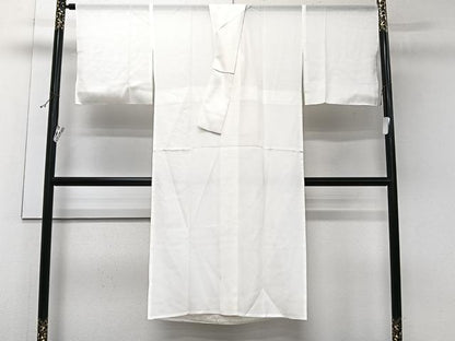 平和屋着物＊夏物　長襦袢　絽　白色　正絹　逸品　CABJ9849xi