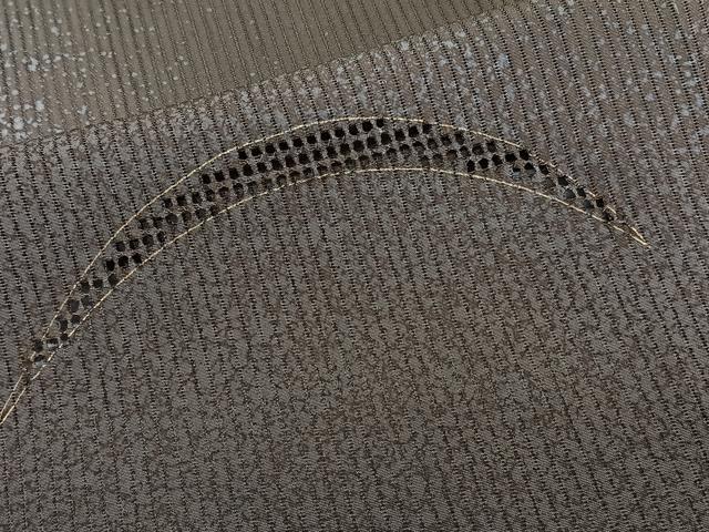 平和屋着物＊夏物　訪問着　縦絽　トロンワーグ　芝文　暈し染め　金彩　正絹　逸品　CABJ9852xi
