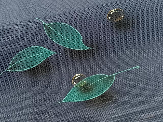 平和屋着物＊夏物　訪問着　絽　花瓶　水玉　正絹　逸品　CABJ9854xi