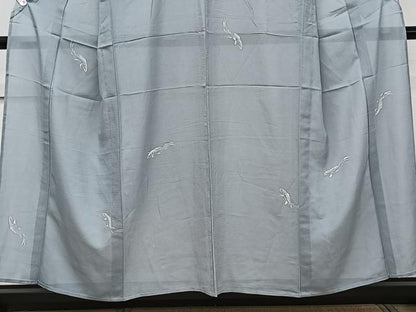 平和屋着物＊夏物　訪問着　絽　魚　正絹　逸品　CABJ9861xi