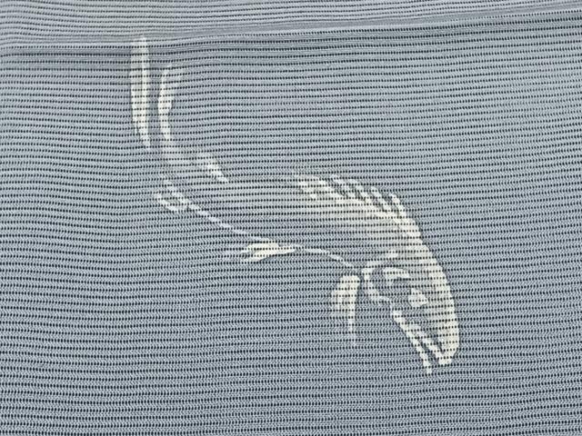 平和屋着物＊夏物　訪問着　絽　魚　正絹　逸品　CABJ9861xi