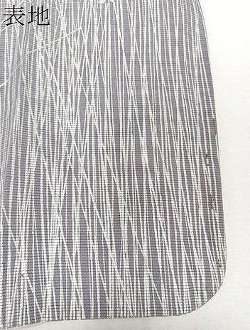 平和屋着物＊夏物　訪問着　絽　刺繍　花蝶文　銀彩　正絹　逸品　CABJ9869xi