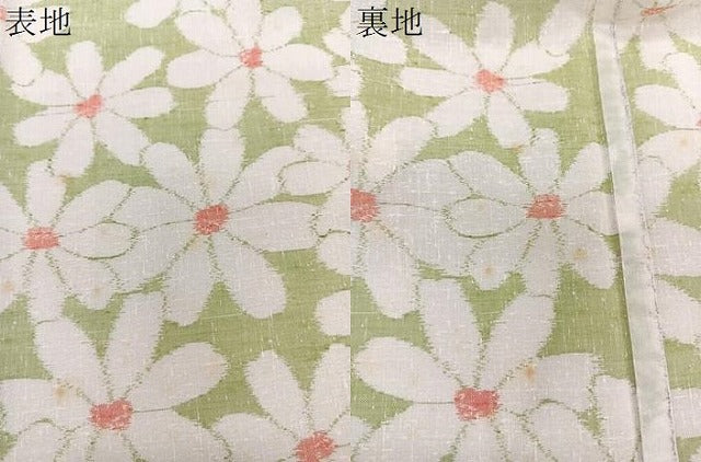 平和屋着物＊夏物　紗紬　舞花文　正絹　逸品　CABJ9871xi